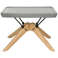 SAFAVIEH Outdoor Living Delartin Modern Dark Grey Coffee Table - 22W x 22D x 15H