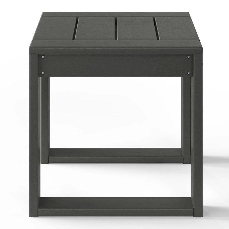 Polytrends Endless Outdoor Patio Poly Plastic End Table