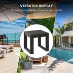Endless Outdoor Patio Poly Plastic End Table
