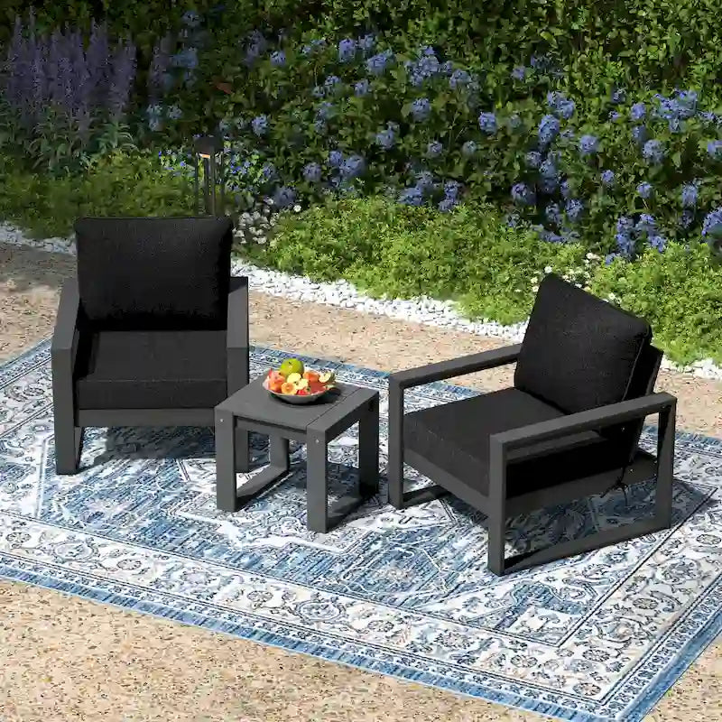 Endless Patio Sectional Deep Seating with Gray Frame