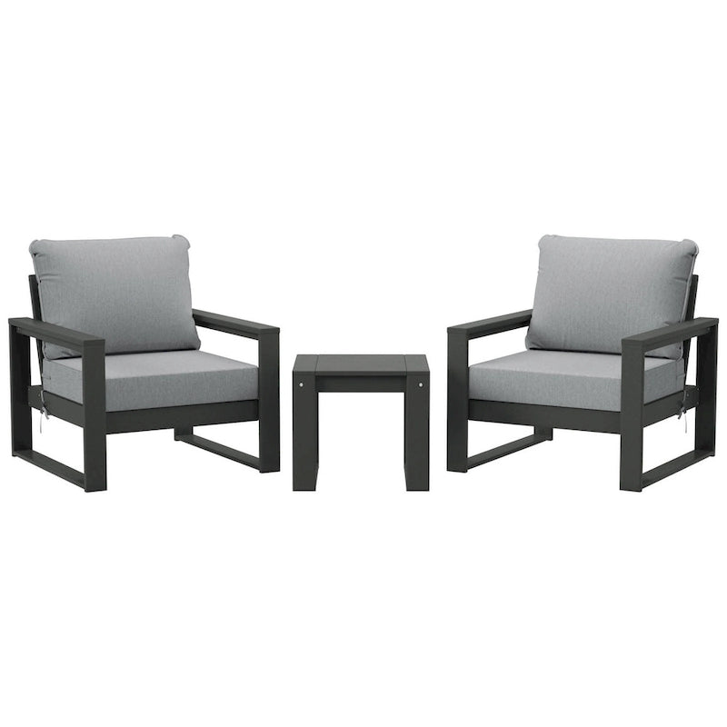 Endless Patio Sectional Deep Seating with Gray Frame