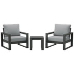 Endless Patio Sectional Deep Seating with Gray Frame