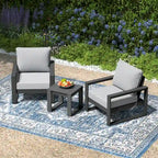 Endless Patio Sectional Deep Seating with Gray Frame