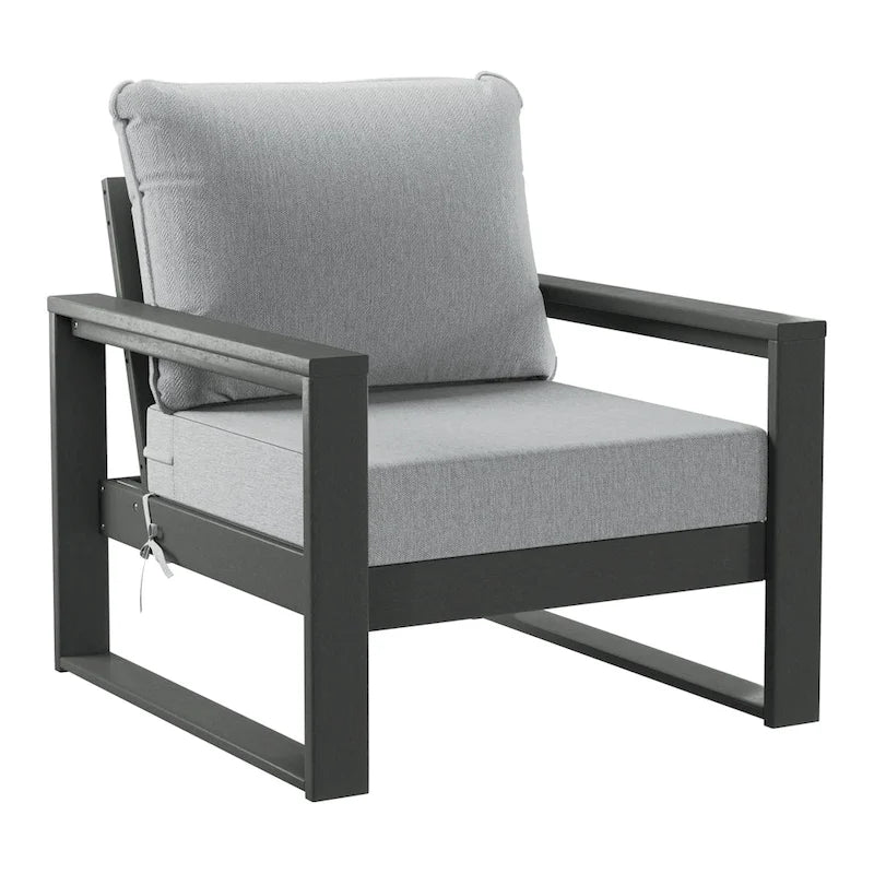 Endless Patio Sectional Deep Seating with Gray Frame