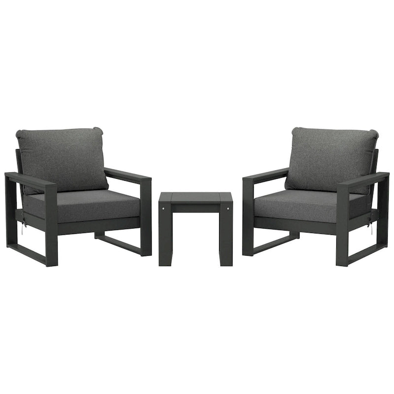 Endless Patio Sectional Deep Seating with Gray Frame