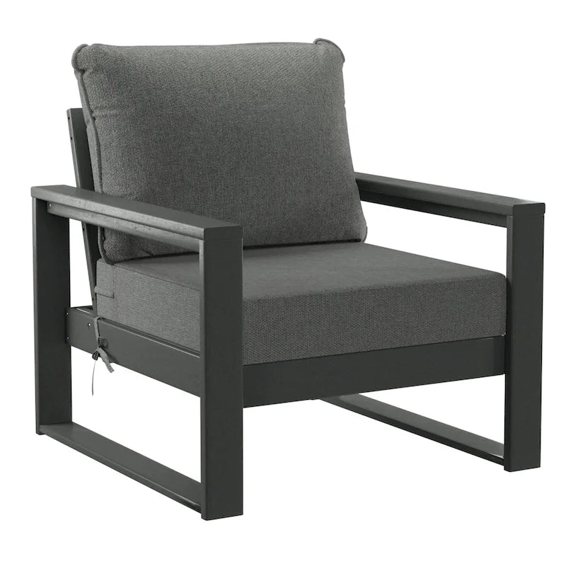 Endless Patio Sectional Deep Seating with Gray Frame