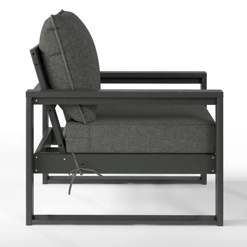 Endless Patio Sectional Deep Seating with Gray Frame