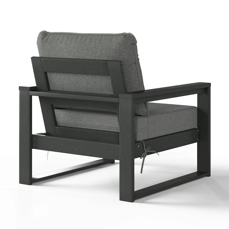 Endless Patio Sectional Deep Seating with Gray Frame