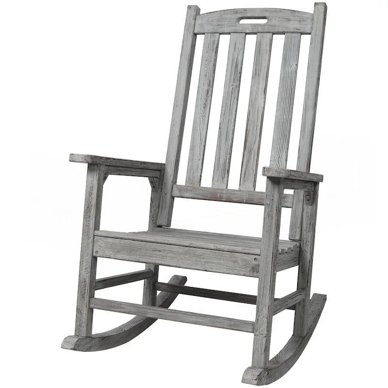 Wooden Oversized Porch Rocker Chair