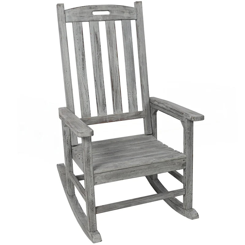 Wooden Oversized Porch Rocker Chair
