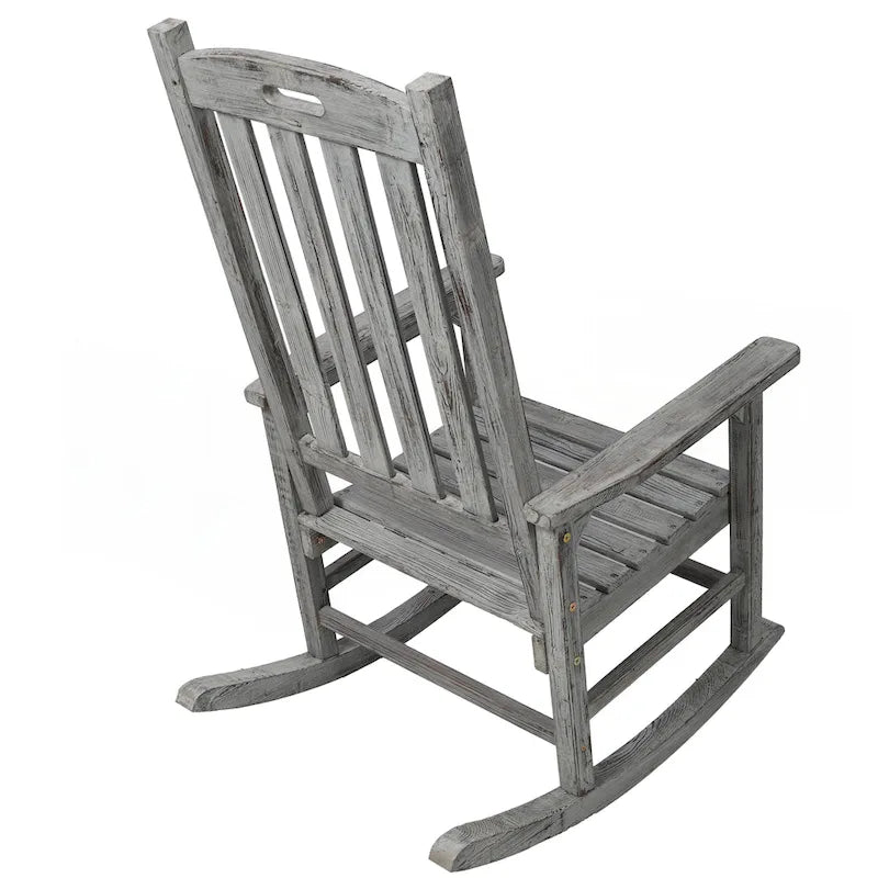 Wooden Oversized Porch Rocker Chair