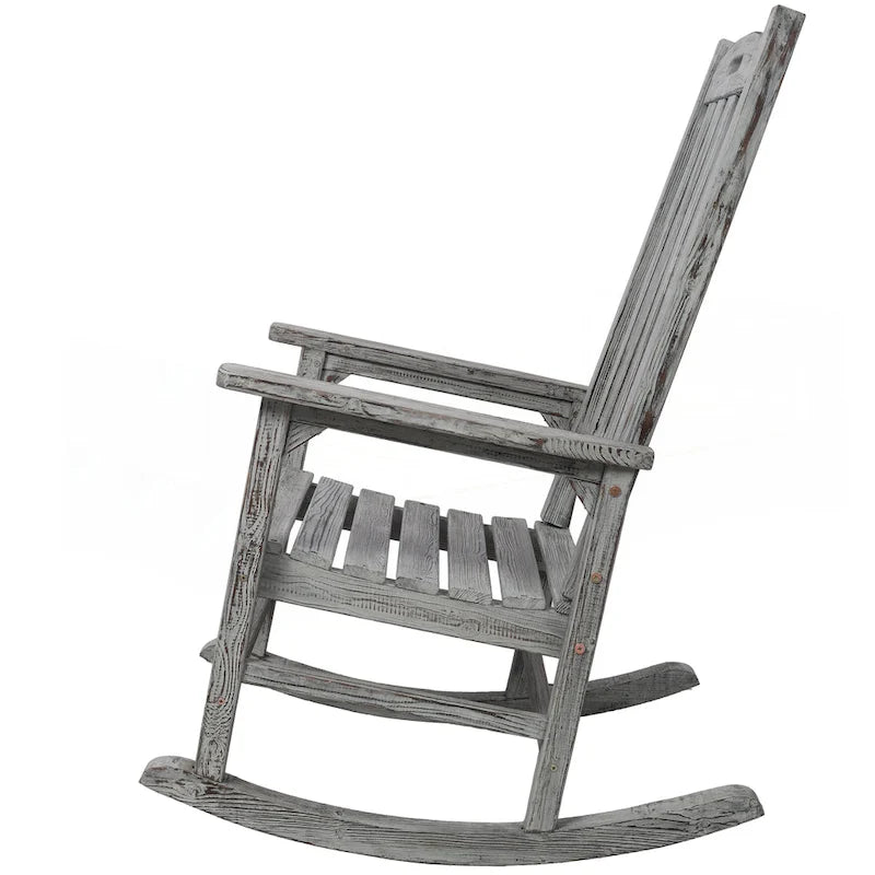 Wooden Oversized Porch Rocker Chair