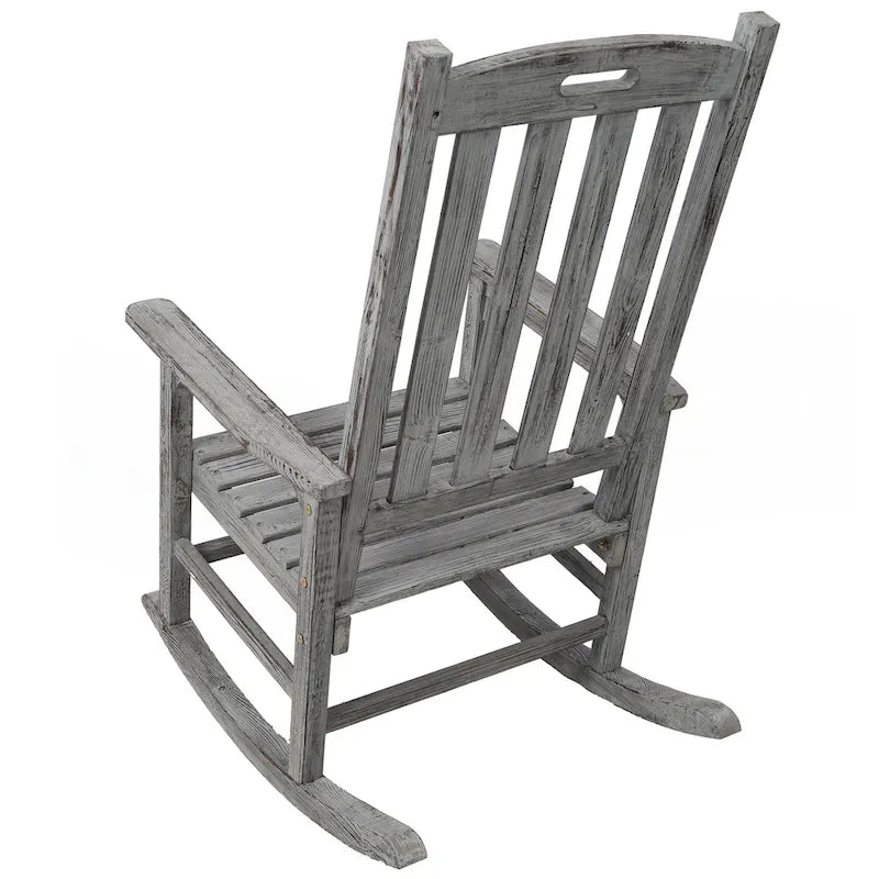 Wooden Oversized Porch Rocker Chair