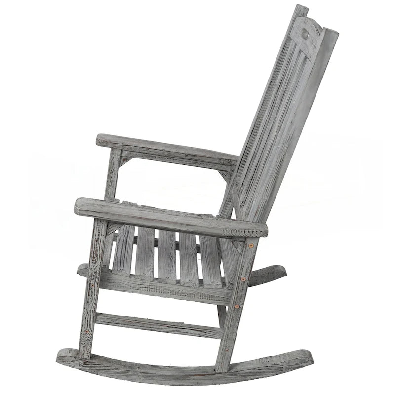 Wooden Oversized Porch Rocker Chair