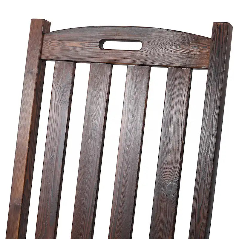 Wooden Oversized Porch Rocker Chair