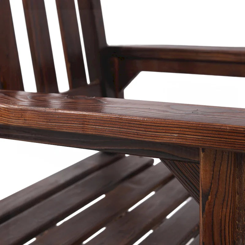 Wooden Oversized Porch Rocker Chair