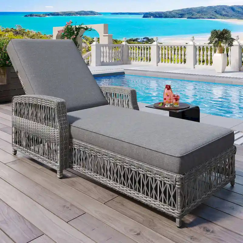 Outdoor Long Reclining Chaise