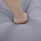 Woven Rope Outdoor Swing Sofa with Soft Cushions