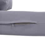 Woven Rope Outdoor Swing Sofa with Soft Cushions