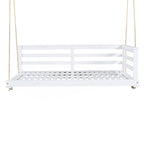 Country Patio Wooden Twin Size Swing Daybed Porch Swing Frame