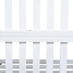 Country Patio Wooden Twin Size Swing Daybed Porch Swing Frame