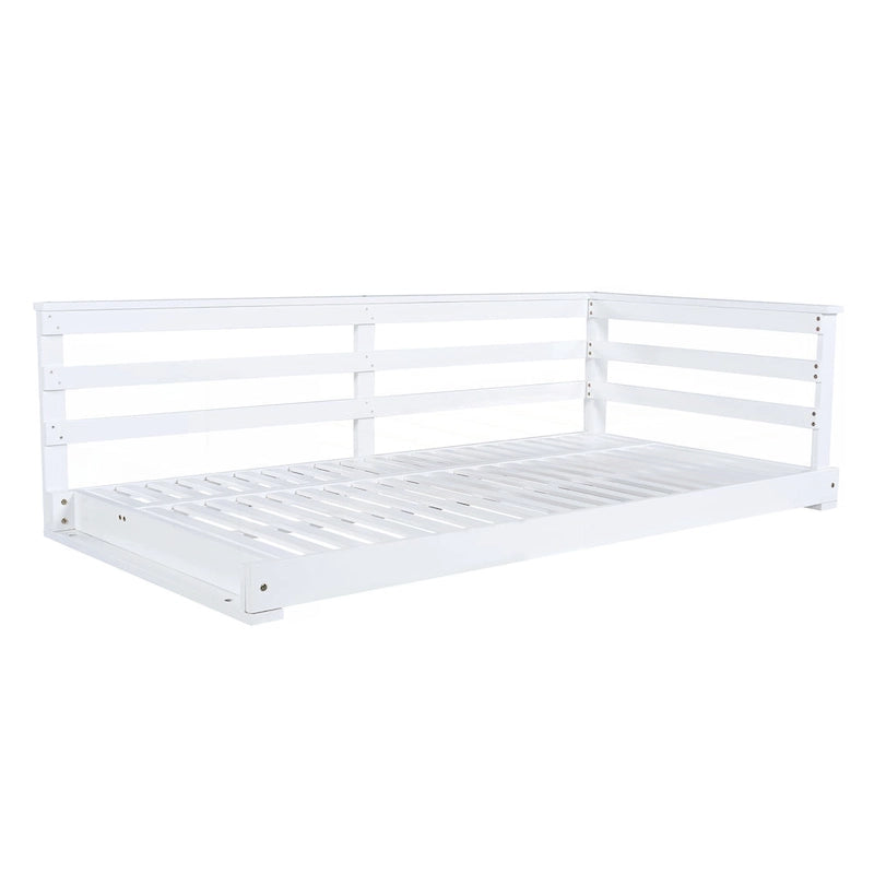 Country Patio Wooden Twin Size Swing Daybed Porch Swing Frame