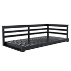 Country Patio Wooden Twin Size Swing Daybed Porch Swing Frame