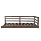 Country Patio Wooden Twin Size Swing Daybed Porch Swing Frame