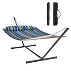 Hammock with Stand Included for Outdoor Freestanding Hammock