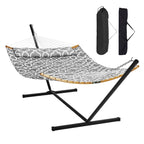 Hammock with Stand Included for Outdoor Freestanding Hammock