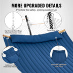 Hammock with Stand Included for Outdoor Freestanding Hammock