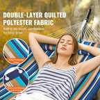 Hammock with Stand Included for Outdoor Freestanding Hammock