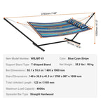 Hammock with Stand Included for Outdoor Freestanding Hammock