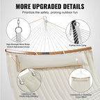 Hammock with Stand Included for Outdoor Freestanding Hammock