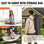 Hammock with Stand Included for Outdoor Freestanding Hammock