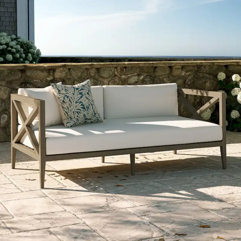 Northlake Outdoor Patio Teak Loveseat