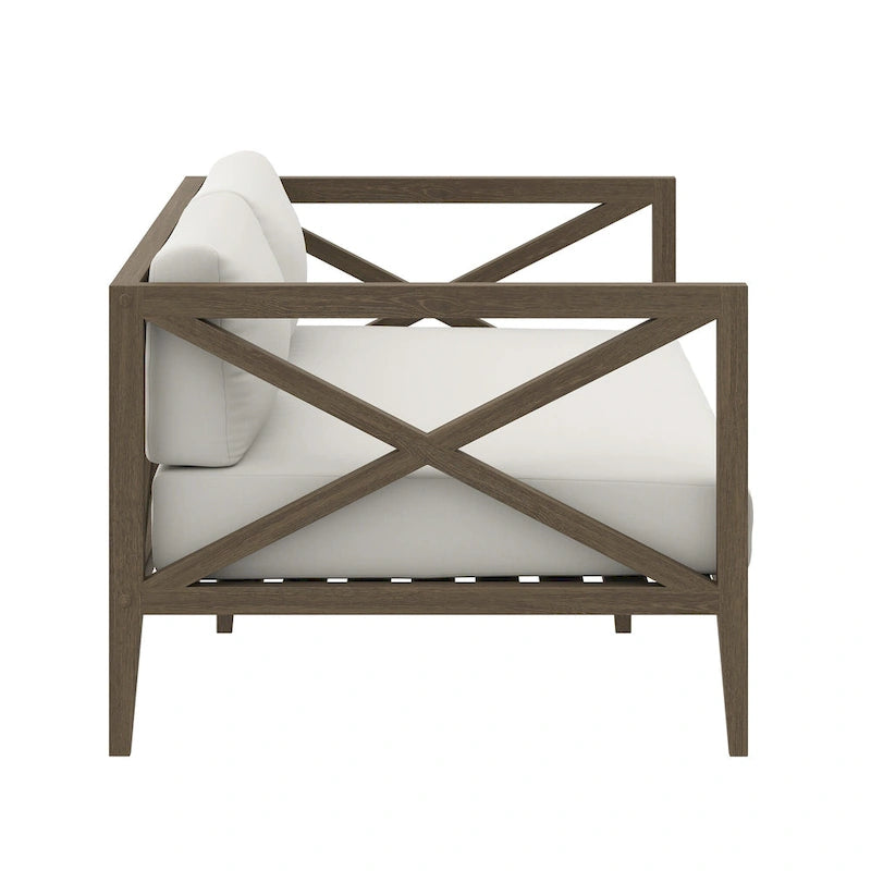 Northlake Outdoor Patio Teak Loveseat