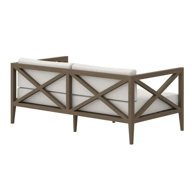 Northlake Outdoor Patio Teak Loveseat