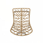 outdoor CHAIR with an earthy wicker finish