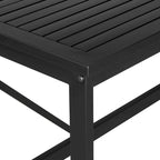 5-Piece Iron Outdoor Dining Set with Acacia Wood Armrest Suitable For Patio, Balcony Or Backyard - N/A