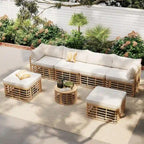 7 Pieces Outdoor Sectional Sofa Set