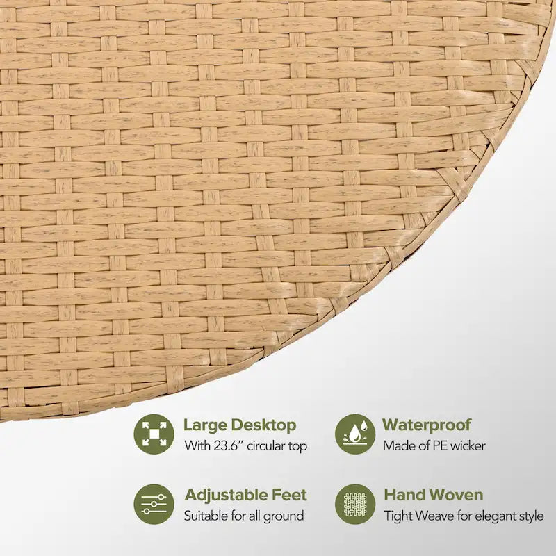 7 Pieces Outdoor Sectional Sofa Set