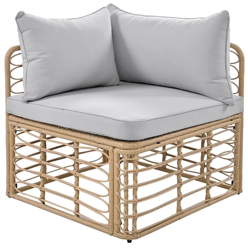 7 Pieces Outdoor Sectional Sofa Set