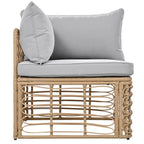 7 Pieces Outdoor Sectional Sofa Set