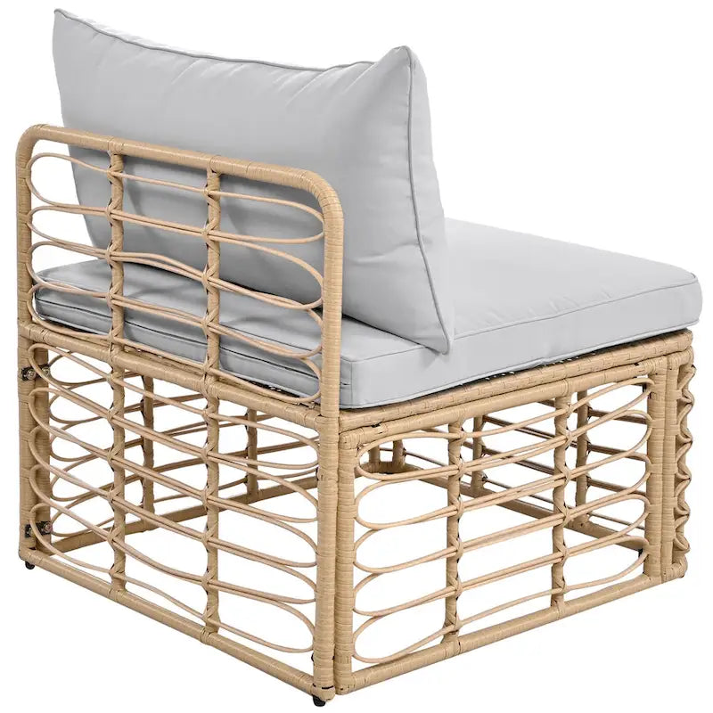 7 Pieces Outdoor Sectional Sofa Set