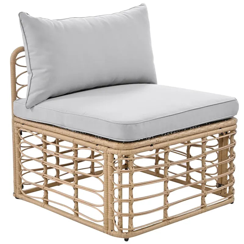 7 Pieces Outdoor Sectional Sofa Set