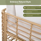 7 Pieces Outdoor Sectional Sofa Set