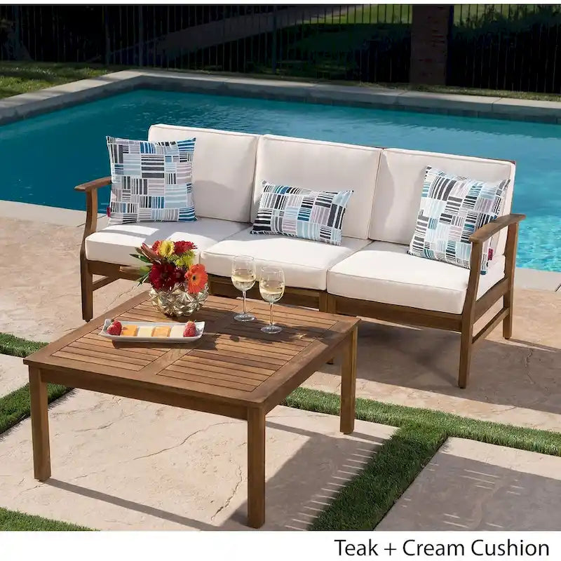 Outdoor 3 Seater Sofa Set