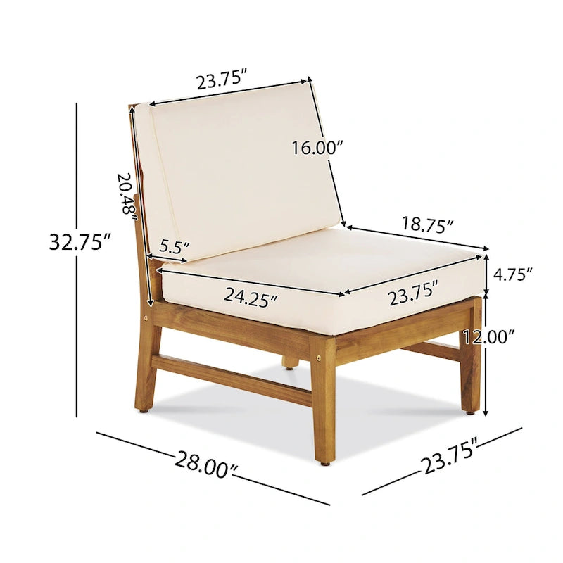 Outdoor 3 Seater Sofa Set