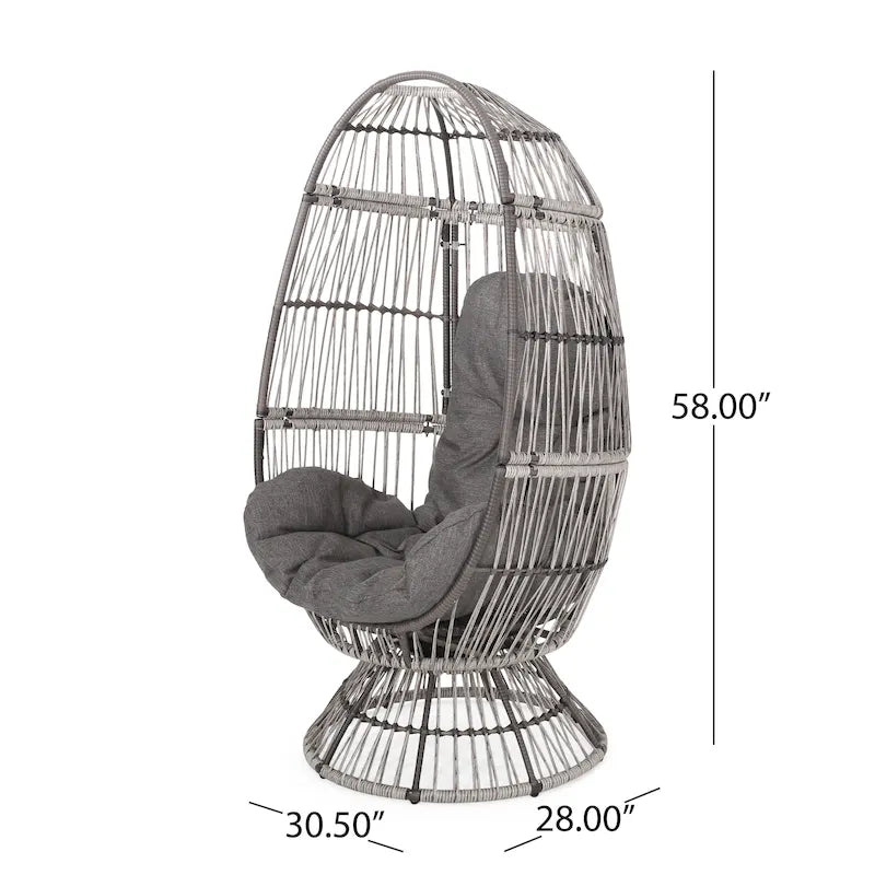 Reseda Swivel Patio Egg Chair